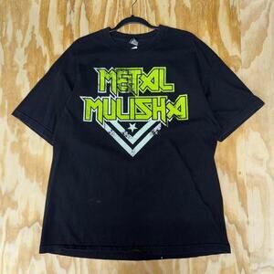 Vintage y2k metal mulisha grunge 2000s skull  t-shirt